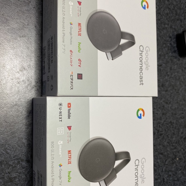 Google(グーグル)のGoogle Chromecast チャコール GA00439-JP スマホ/家電/カメラのテレビ/映像機器(映像用ケーブル)の商品写真