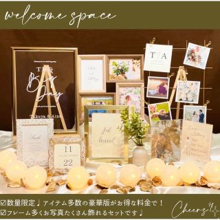 【むむ様❣️豪華版✨】ミールヘーデン風❣️ウェルカムスペースまとめ売り(ウェルカムボード)