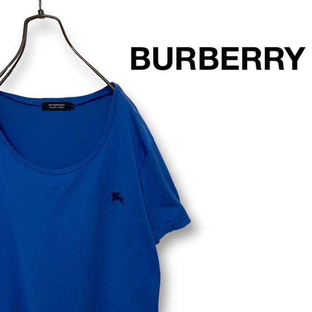 BURBERRY BLACK LABEL(バーバリーブラックレーベル)のBURBERRY BLACK LABEL バーバリー Tシャツ カットソー 青系 メンズのトップス(Tシャツ/カットソー(半袖/袖なし))の商品写真