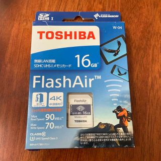 東芝 - TOSHIBA Flash Air 16GB 無線LAN搭載メモリーカードの通販 by ...