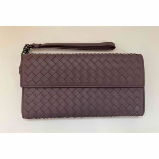 ボッテガヴェネタ(Bottega Veneta)の★美品　ボッテガヴェネタ　長財布　ウォレット　ヴァイオレット(財布)