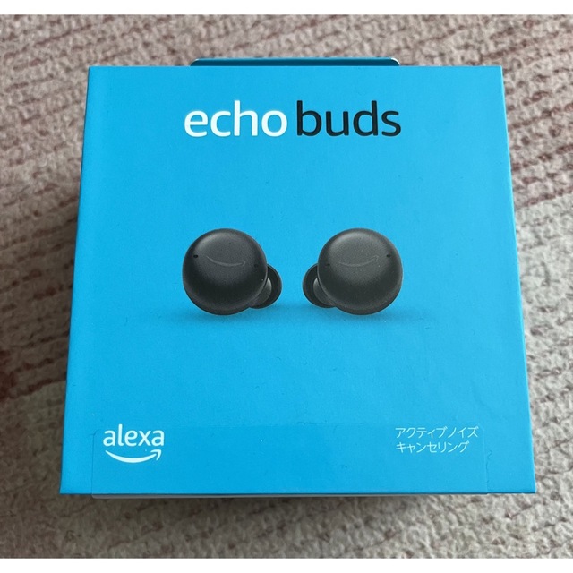 ECHO(エコー)のEcho Buds第2世代ANC付き完全ワイヤレスイヤホン Alexa  スマホ/家電/カメラのオーディオ機器(ヘッドフォン/イヤフォン)の商品写真