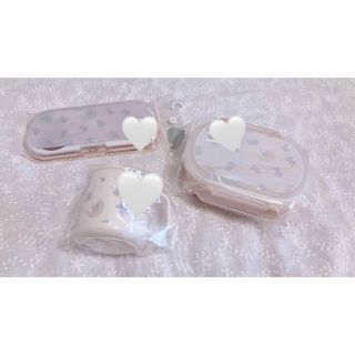 フタフタ(futafuta)のabask様専用❣新品未使用♡  フタうさ お弁当箱&カトラリー&コップ(弁当用品)