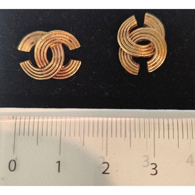 シャネル CHANEL ゴールド ココマーク ピアス 刻印あり 両耳用 00A-