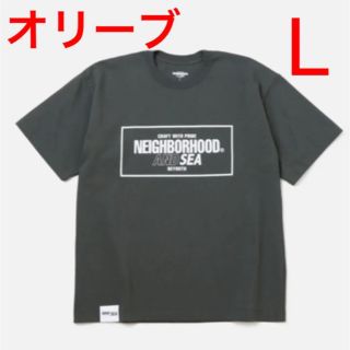 ネイバーフッド(NEIGHBORHOOD)のNEIGHBORHOOD WIND AND SEA Tシャツ オリーブ L 新品(Tシャツ/カットソー(半袖/袖なし))