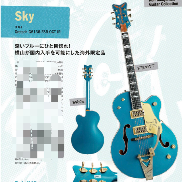 GRETSCH(グレッチ)の【最終価格】GRETSCH G6136TTV-FSR OCT JR 横山健  楽器のギター(エレキギター)の商品写真