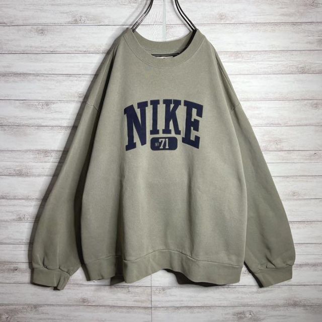 NIKE - 【入手困難!!】ナイキ ✈︎刺繍ロゴ ゆるだぼ 白タグ 裏起毛 肉