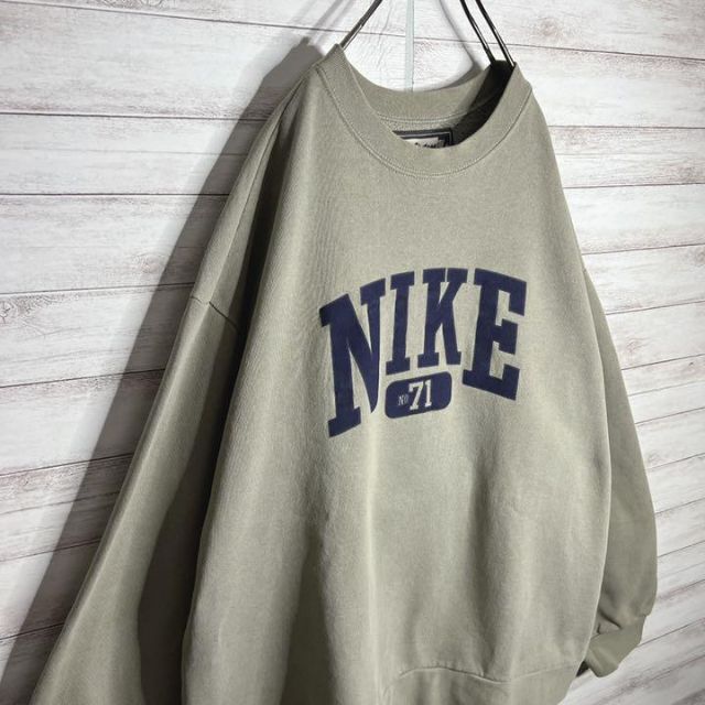 NIKE - 【入手困難!!】ナイキ ✈︎刺繍ロゴ ゆるだぼ 白タグ 裏起毛 肉