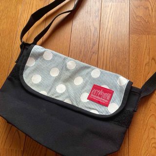 マンハッタンポーテージ(Manhattan Portage)のマンハッタンポーテージ ショルダーバッグ ドット ストライプ Manhattan(ショルダーバッグ)