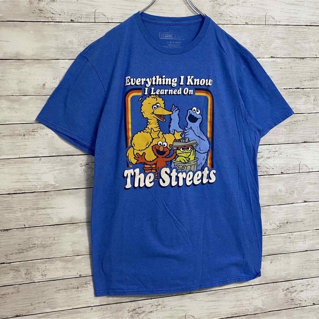 SESAME STREET(セサミストリート)の【入手困難】SESAME STREET   Tシャツ　Lサイズ　ゆったり　海外　 メンズのトップス(Tシャツ/カットソー(半袖/袖なし))の商品写真