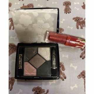 クリスチャンディオール(Christian Dior)のクリスチャンディオールアイシャドウ&Too Facedリップグロス(未使用)(アイシャドウ)