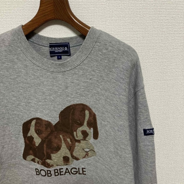 BOB BEAGLE 長袖シャツ ボタンダウン チェック サイズM ボブビーグル