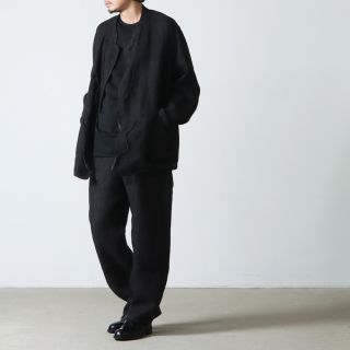 COMOLI - COMOLI コモリリネンスタンドカラージャケット22SSブルゾン