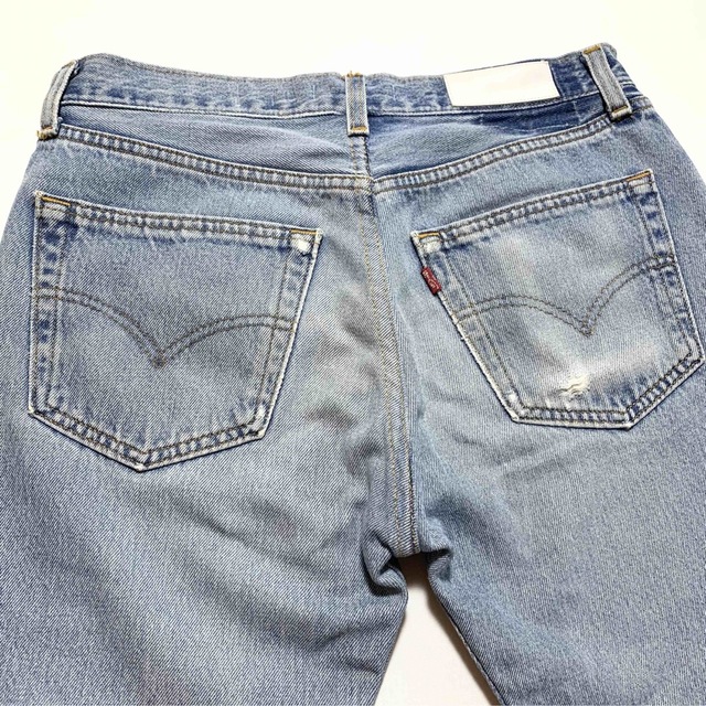 Levi's(リーバイス)の☆良品 リダン リーバイス ヴィンテージ テーパード ダメージ デニム USA製 レディースのパンツ(デニム/ジーンズ)の商品写真