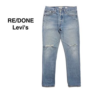 リーバイス(Levi's)の☆良品 リダン リーバイス ヴィンテージ テーパード ダメージ デニム USA製(デニム/ジーンズ)