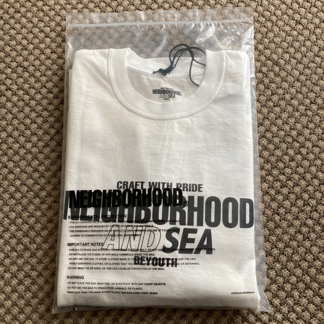 wind and sea × neighborfood tee 白M