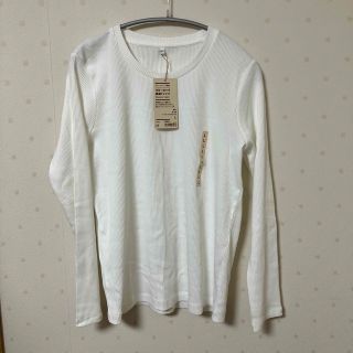 ムジルシリョウヒン(MUJI (無印良品))の新品未使用　クルーネック長袖Tシャツ(Tシャツ(長袖/七分))