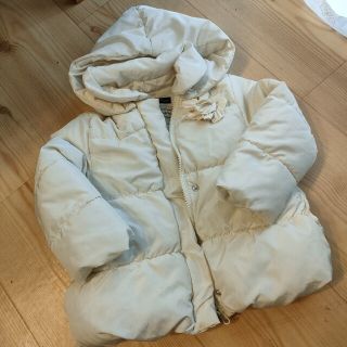 ザラキッズ(ZARA KIDS)のzara baby 86cm　オフホワイト　アウター　暖かい(ジャケット/コート)