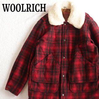 WOOL RICH ヴィンテージ加工ボアジャケット！ブロックチェック！