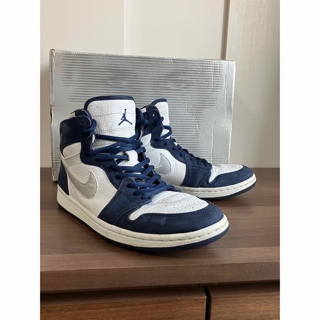 NIKE - 01年製 3000足限定 エア ジョーダン 1 2001 紺х白х銀の通販