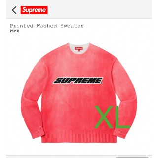 シュプリーム(Supreme)のsupreme printed washed sweater(ニット/セーター)