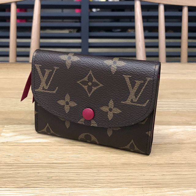 LOUIS VUITTON - 新品未使用 ルイヴィトン 現行 ポルトモネロザリ コンパクト財布 フューシャ