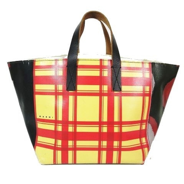 MARNI マルニ フラワーカフェ クロシェハンドバッグ-