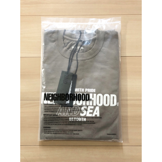 NEIGHBORHOOD(ネイバーフッド)のウィンダンシー　NEIGHBORHOODXWDS L/S TEE / BROWN メンズのトップス(Tシャツ/カットソー(七分/長袖))の商品写真