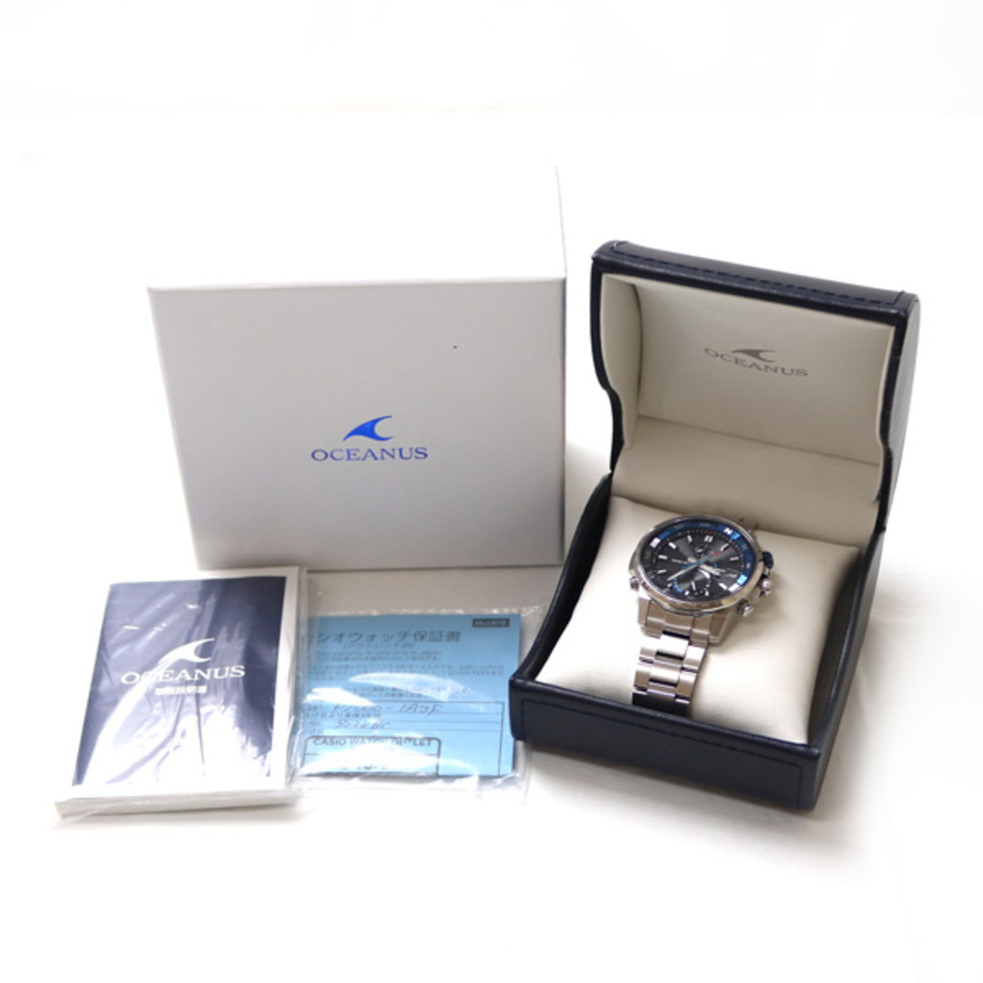 CASIO カシオ オシアナス カシャロ 電波 腕時計 ソーラー OCW-P1000-1AJF メンズ【中古】