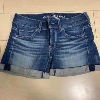 アメリカンイーグル(American Eagle)のデニム　ショートパンツ(ショートパンツ)