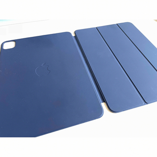 アップル(Apple)のapple iPad スマートフォリオ 純正 ブルー グリーン(iPadケース)