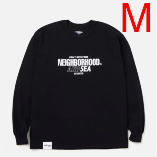 NEIGHBORHOOD(ネイバーフッド)のNEIGHBORHOOD WIND AND SEA ロンT 黒 M 新品 メンズのトップス(Tシャツ/カットソー(半袖/袖なし))の商品写真