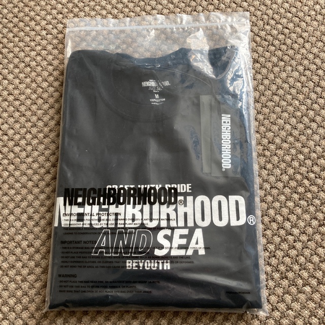 NEIGHBORHOOD(ネイバーフッド)のNEIGHBORHOOD WIND AND SEA ロンT 黒 M 新品 メンズのトップス(Tシャツ/カットソー(半袖/袖なし))の商品写真