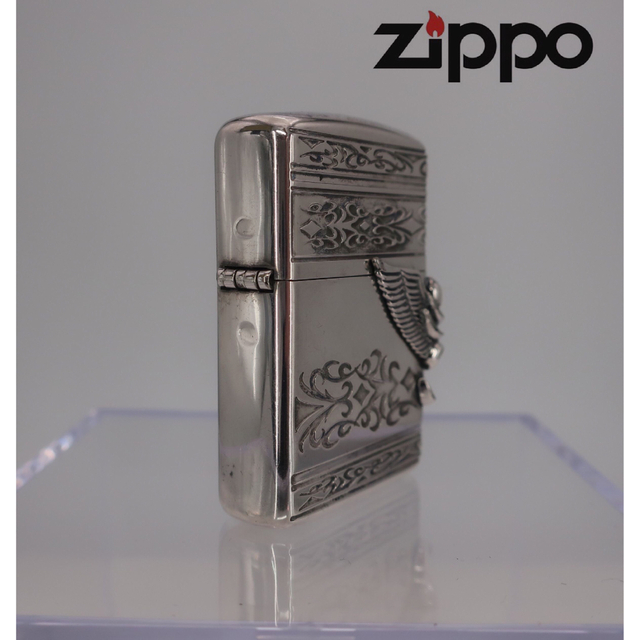 zippo wing metal オニキス