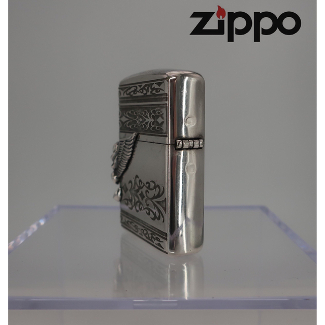 zippo wing metal オニキス