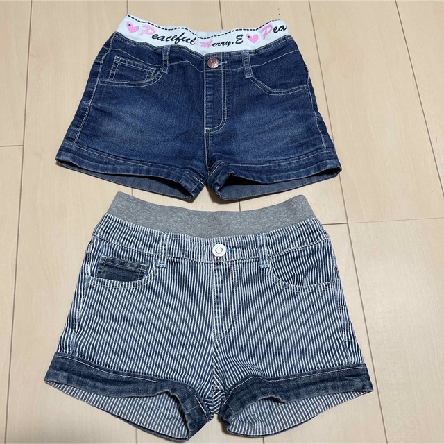 2点セット ショートパンツ 140 キッズ/ベビー/マタニティのキッズ服女の子用(90cm~)(パンツ/スパッツ)の商品写真