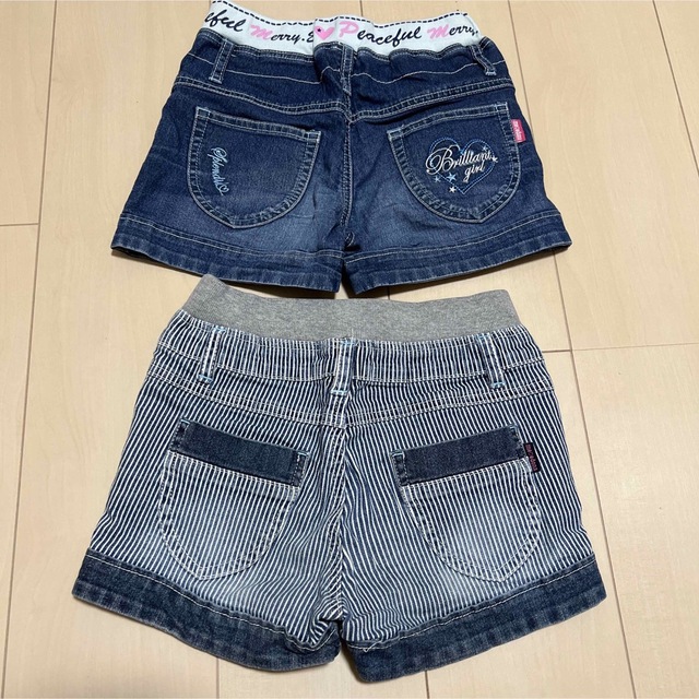 2点セット ショートパンツ 140 キッズ/ベビー/マタニティのキッズ服女の子用(90cm~)(パンツ/スパッツ)の商品写真