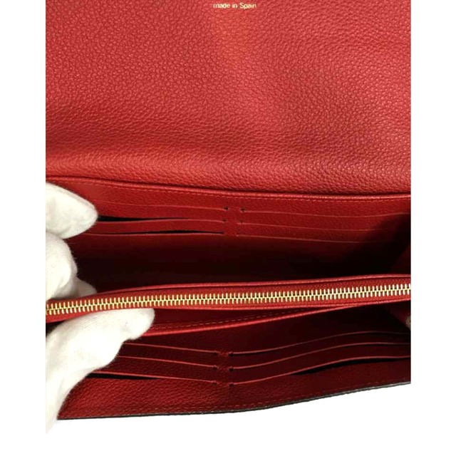LOUIS VUITTON(ルイヴィトン)の▽▽ルイヴィトン ポルトフォイユ・サラ　モノグラムアンプラント M61181 赤 ハンドメイドのファッション小物(財布)の商品写真