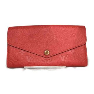 ルイヴィトン(LOUIS VUITTON)の▽▽ルイヴィトン ポルトフォイユ・サラ　モノグラムアンプラント M61181 赤(財布)