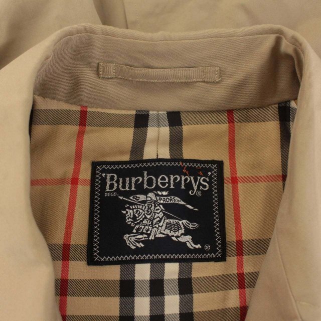 Burberrys ヴィンテージ ステンカラーコート 裏地ノバチェック ベージュ メンズのジャケット/アウター(ステンカラーコート)の商品写真