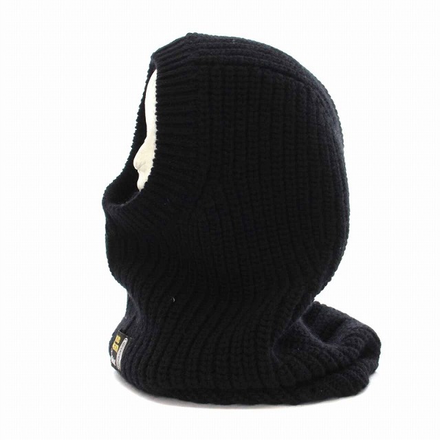 タカヒロミヤシタザソロイスト aran pattern balaclava 黒 メンズの帽子(その他)の商品写真