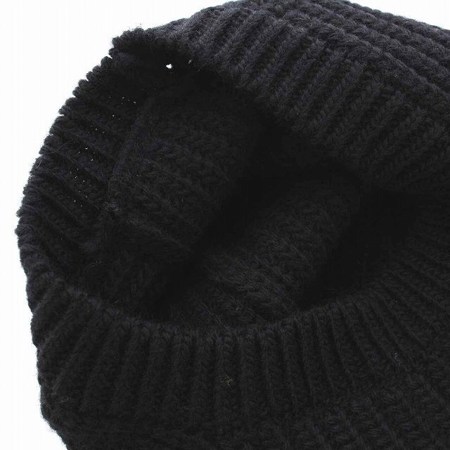 タカヒロミヤシタザソロイスト aran pattern balaclava 黒 メンズの帽子(その他)の商品写真