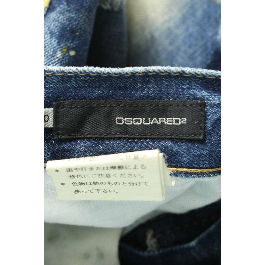 DSQUARED2(ディースクエアード)のディースクエアード ダメージペンキ加工デニムハーフパンツ  メンズ 40 メンズのパンツ(ショートパンツ)の商品写真