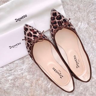 レペット(repetto)のレペット Repetto バレエシューズ　パンプス　ミュール　リボン　靴　極美品(バレエシューズ)