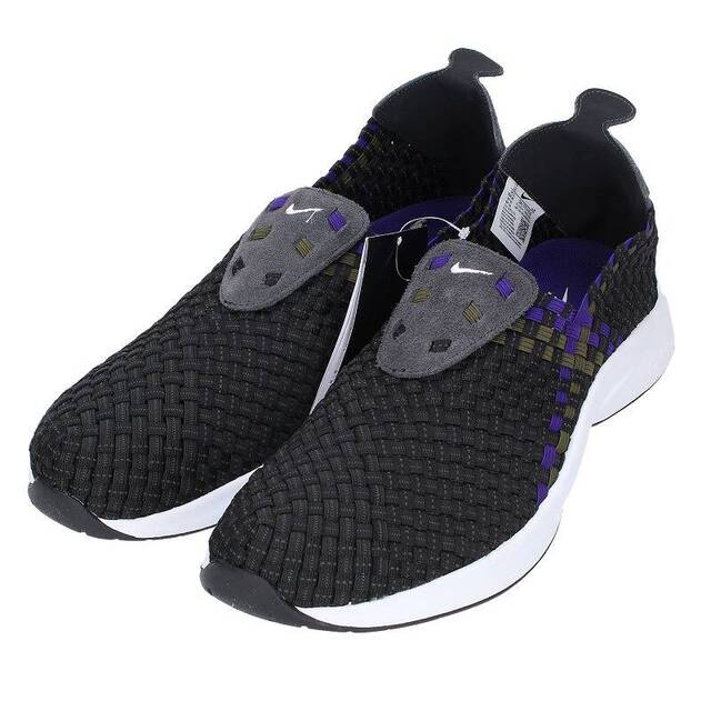 NIKE(ナイキ)のナイキ  AIR WOVEN BLACK/PURPLE DN1773-010 エアウーブン ブラック/パープルスニーカー メンズ 25cm メンズの靴/シューズ(スニーカー)の商品写真