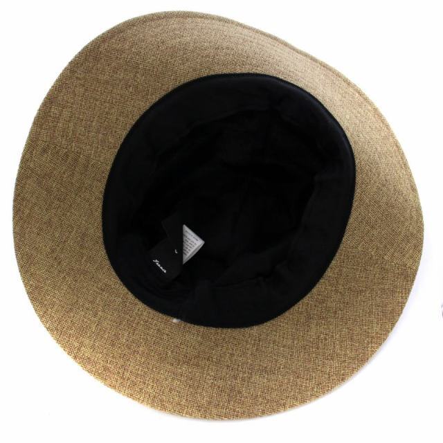 ORCIVAL(オーシバル)のオーチバル オーシバル ラフィアライク 6パネルハット 麦わら帽子 茶 レディースの帽子(麦わら帽子/ストローハット)の商品写真