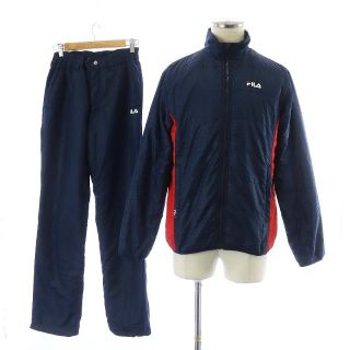 フィラ(FILA)のFILA GOLF ゴルフウェア セットアップ 中綿ジャケット パンツ M 紺(ブルゾン)