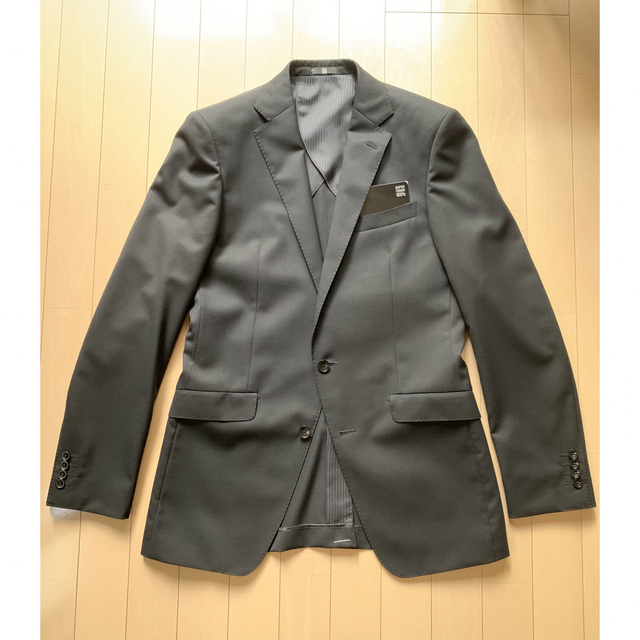 【新品】SUITSELECTスーツセレクト◆スーツセットアップ◆黒　96Y7 1