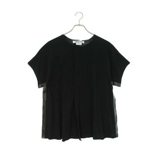 コムデギャルソン(COMME des GARCONS)のコムデギャルソンコムデギャルソン  RO-T017 AD2014パターン切替Tシャツ レディース S(Tシャツ(半袖/袖なし))