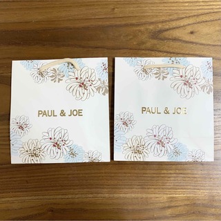 ポールアンドジョー(PAUL & JOE)のポール&ジョー　ショッパー　紙袋　2枚セット　PAUL & JOE (ショップ袋)
